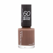 Rimmel 60 Seconds Super Shine lak za nohte odtenek 705 Wood You 8 ml