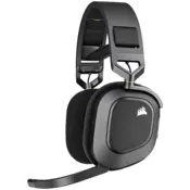 Slušalice CORSAIR HS80 Premium Gaming, RGB, bežicne, mikrofon, crne