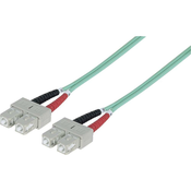 Intellinet Priključni kabel iz optičnih vlaken [1x SC-vtič - 1x SC-vtič] 50/125µ multi-način OM3 5 m Intellinet