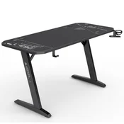 SENSE7 Gaming miza Nomad Cybernetic 140×60 cm, črna