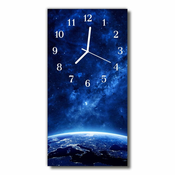tulup.si Steklena navpična ura Blue star universe 30x60 cm