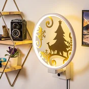 Opviq Zidna lampa, Belo-Zlatna