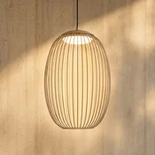 Lucande LED-zunanja viseča svetilka Richi, bež, O 35 cm, z možnostjo regulacije - Sodobni - bež, bela - Kovina
