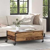 vidaXL Klubska miza Star les 91 x 55 x 32 cm Konstruiran les