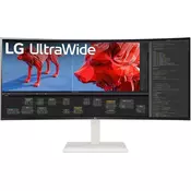 LG UltraWide 38BR85QC-W 37,5-palčni ukrivljeni Nano IPS LED 24:10 144 Hz monitor - LG - 38