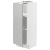 METOD Podni element s policama, bela/Havstorp svetlosiva, 30x37 cm