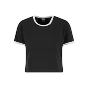 Urban Classics Majica črna/bela