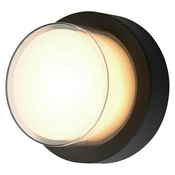 Vanjska zidna LED svjetiljka Montana (12 W, Crne boje, Promjer: 160 mm)