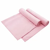 Vidaxl Zunanje brisače za stole 2 szt. Roza 130 x 60 cm