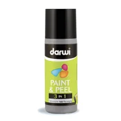 Barva za steklo, ki se odlepi DARWI Paint & Peel 3v1 80 ml - siva