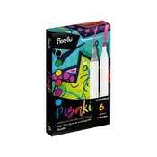 FIORELLO Fiorello Airbrush markerji - komplet 6 barv, dvojna konica