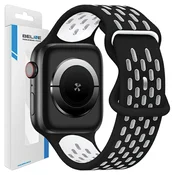 Beline BELINE PAŠEK ZA APPLE WATCH NOVO ŠPORT SILIKON 38/40/41MM ČRNO BEL, (21969395)