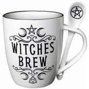Šalica z žlico ALCHEMY GOTHIC - Witches Brew - ALMUG16