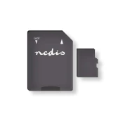 Nedis Pomnilniška kartica | microSDXC | 128 GB | Hitrost pisanja: 90 MB/s | Hitrost branja: 45 MB/s | UHS-I | Priložen SD adapter