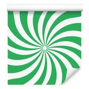 Hipi zelena tapeta za dnevno sobo in spalnico 50x1000 cm