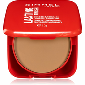 Rimmel London Lasting Finish Powder Foundation puder u prahu 10 g nijansa 010 Latte