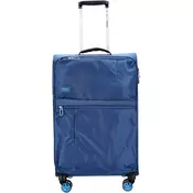 Kovček TRAVEL AND MORE - temno moder, srednji, 65 l