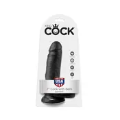 Pipedream king cock realisticni dildo u crnoj boji, PIPE550623