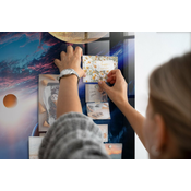 tulup.si Magnetna steklena tabla Vesoljska galaksija 70x100 cm