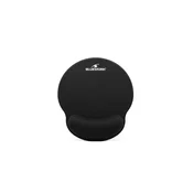 Bluestork podloga za miš - BS-PAD-ERGO (250x225x22 mm, crna)