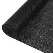 Vidaxl Zaščitna mreža črna 2x25 m HDPE 150 g/m2