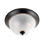 Brilagi - Plafonsko svetlo FRESCO 2xE27/40W/230V precnik 28 cm crna/zlatna
