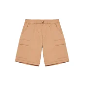 Otroške kratke hlače United Colors of Benetton rjava barva, 4L2VC9046