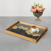 Aberto Design Poslužavnik TPEA9845 50 x 29 x 3.5 cm, Šareni