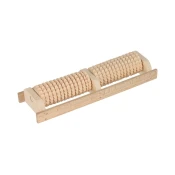 Čisté dřevo Leseni masažni aparat za noge Pure Wood - 2 valjčka
