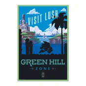 Grupo PLAKAT JEŽEK SONIC - OBIŠČITE OBMOČJE LUSH GREEN HILL, (20837357)