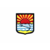 shumee Našitek grba mesta Miedzyzdroje (majhen) - Podlaga za nalepko z likanjem/toplotnim varjenjem - Vezen našitek/značka/emblem