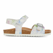 White Girls Sandals Geox Adrivel