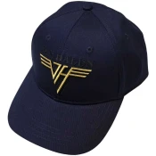 Van Halen Kapa Text & Yellow Logo Navy Blue