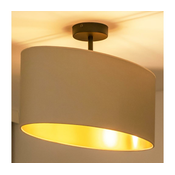Duolla - plafonski luster OVAL VEGAN 1xE27/15W/230V krem