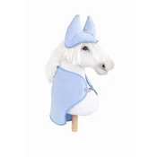 shumee Komplet Hobby Horse A3: flis preproga + glušniki - svetlo modra