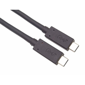 PremiumCord USB4 40Gbps 8K@60Hz Thunderbolt 3 certificiran USB-IF 1m kabel