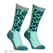 ORTOVOX Ski Tour Compression Dolge ženske dokolenke, temne pacific (EU 35-38)