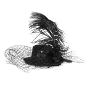 Klobuk DEVIL FASHION - Gothic Feather Sexy - AS054