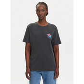 Tommy Jeans Majica Neon DW0DW21358 Siva Relaxed Fit