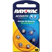 Zinc-air baterija za slušni aparat, 1.4V, 90 mAh, pakiranje 6kom