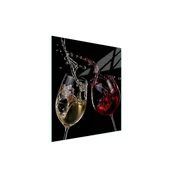 shumee Steklena deska za rezanje 45x52 Vino