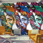 Foto tapeta - Colorful Faces 100x70