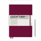 Džepna bilježnica Leuchtturm1917 - A6, s linijama, Port Red