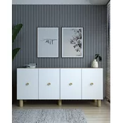 HANAH HOME Komoda Mono KB150 Bohem Sapphire Oak White