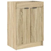 vidaXL Omarica pod umivalnikom Sonoma hrast 56 x 37,5 x 81 cm