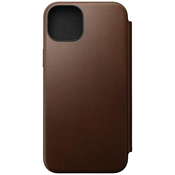 Nomad Modern Leather Folio, brown - iPhone 15 Plus (NM01625285)