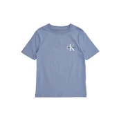Calvin Klein Jeans Majica Chest Monologo LV1CKSJA32 Modra Regular Fit