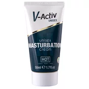 HOT V-Activ Unisex Masturbation Cream CBD Infused 50ml