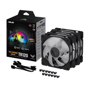 ASUS ventilator TUF GAMING TR120 ARGB, 3x120mm, crni