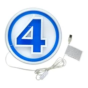 Stenska LED neonska lučka Paladone Fantastic 4 - 24 cm